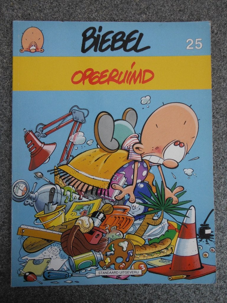 Biebel. Nr 25 Opgeruimd. 1998., Eén stripboek, Ophalen of Verzenden, Gelezen