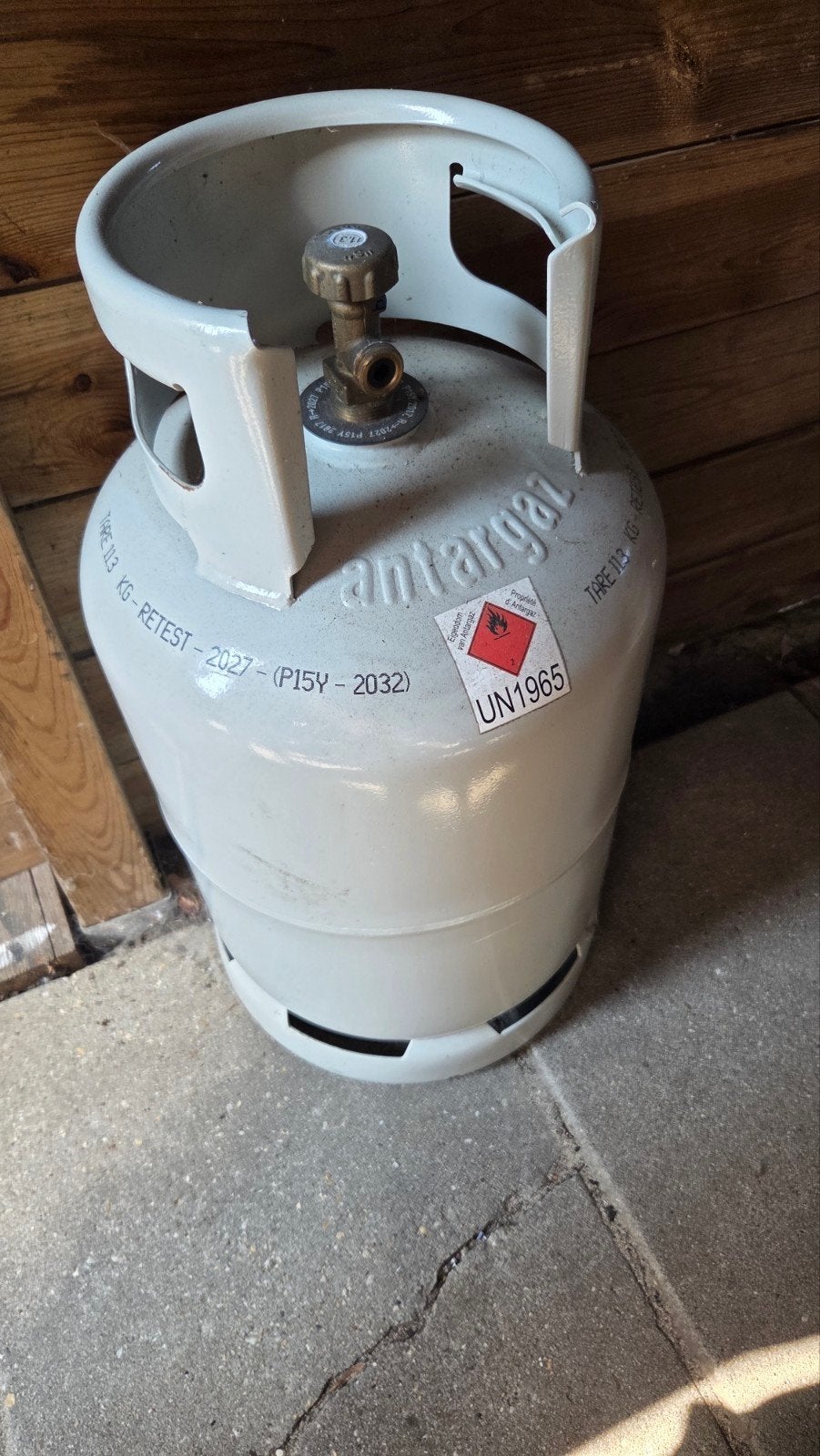 Antargaz gasfles, volle fles 11,3 kilo, Ophalen, Nieuw, Antargaz
