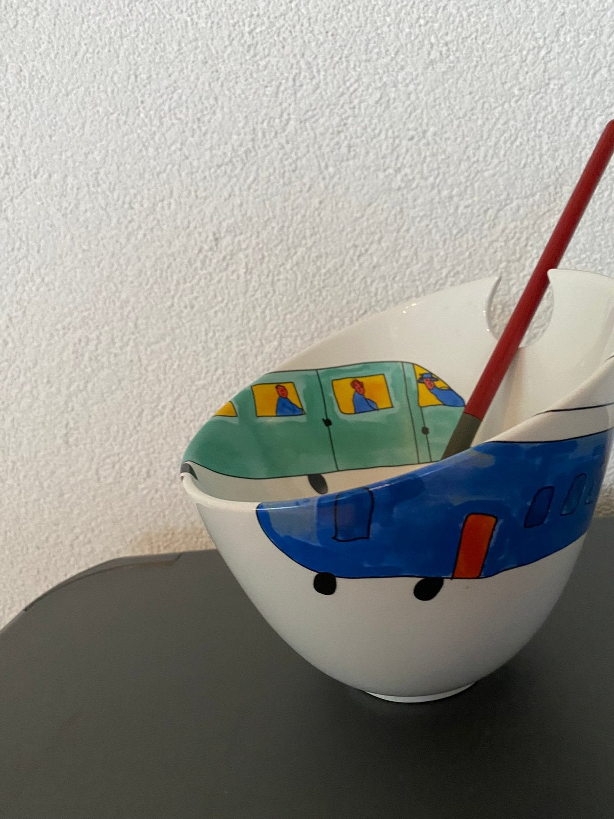 Sla bak / fruitschaal / serveerschaal, Verzenden, Zo goed als nieuw, Overige stijlen, Schaal of Schalen