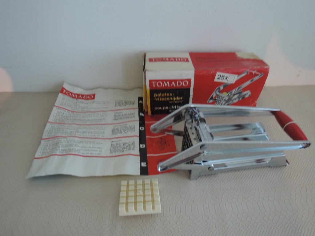 Vintage Tomado patatsnijder / frietsnijder, Ophalen of Verzenden, Zo goed als nieuw, Overige merken