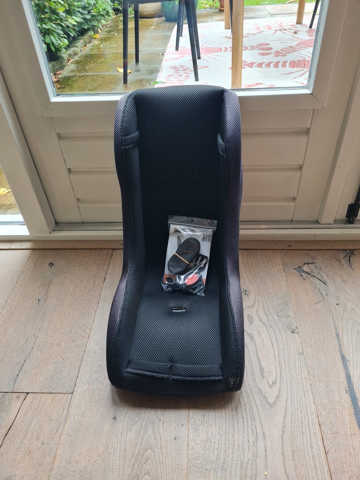 Peuterschaal bakfiets Melia – zwart comfort, Ophalen, Zo goed als nieuw, Melia