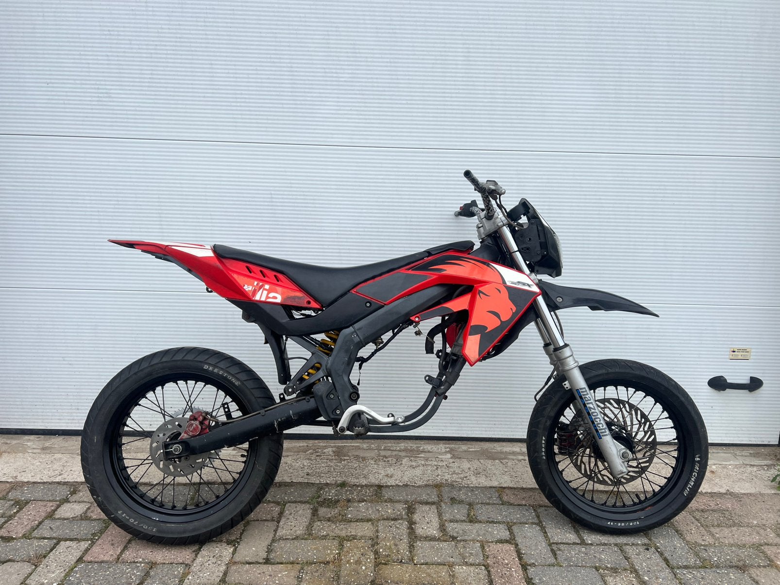 Aprilia SX50 2007 rollend frame, Fietsen en Brommers, Brommers | Derbi, Ophalen, 6 versnellingen, Gebruikt, Maximaal 45 km/u