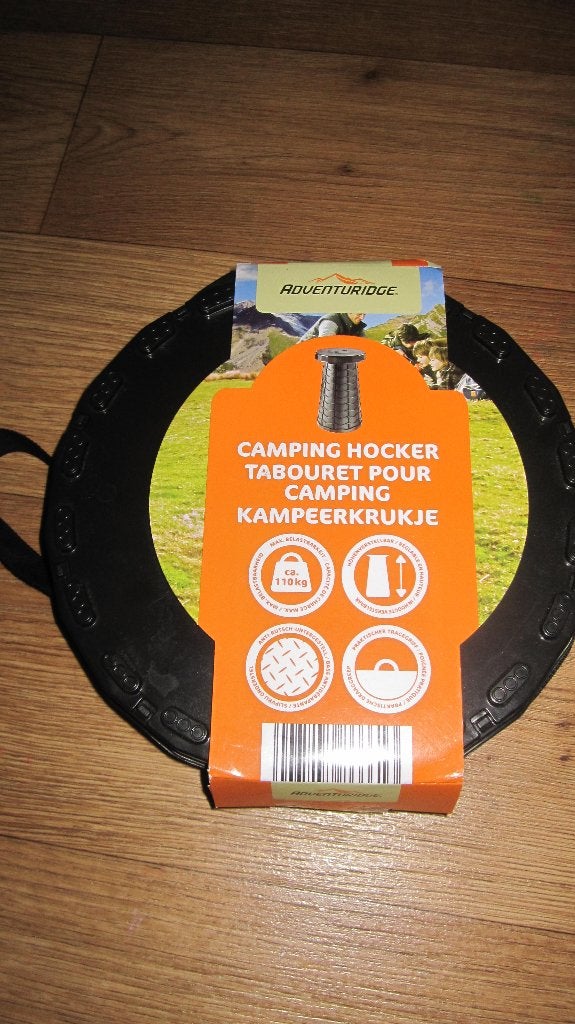 Camping draagbare telescopische kampeerkruk/hocker nieuw, Ophalen of Verzenden, Nieuw