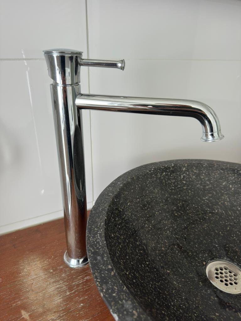 Twee Wastafel Mengkranen - Cristina - Chroom, Doe-het-zelf en Verbouw, Sanitair, Ophalen, Zo goed als nieuw, Chroom, Wastafel
