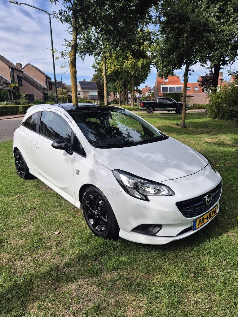 Opel Corsa 1.0T 66KW/90PK 3D 2017 Wit, Voorwielaandrijving, Origineel Nederlands, 1200 kg, Handgeschakeld