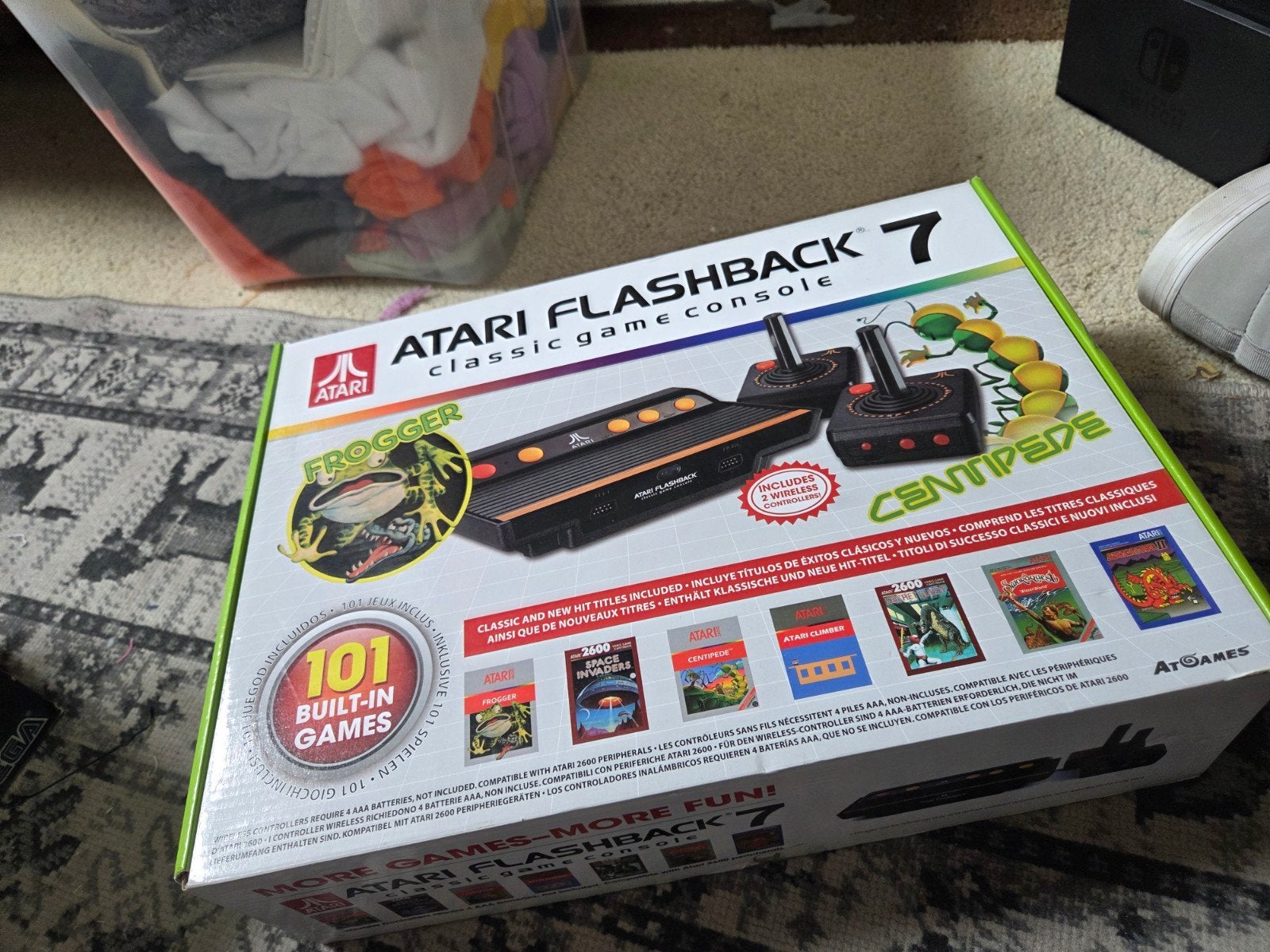 atari mini flasback, Spelcomputers en Games, Spelcomputers | Atari, Ophalen, Nieuw, Met 2 controllers, Atari 7800 of Flashback