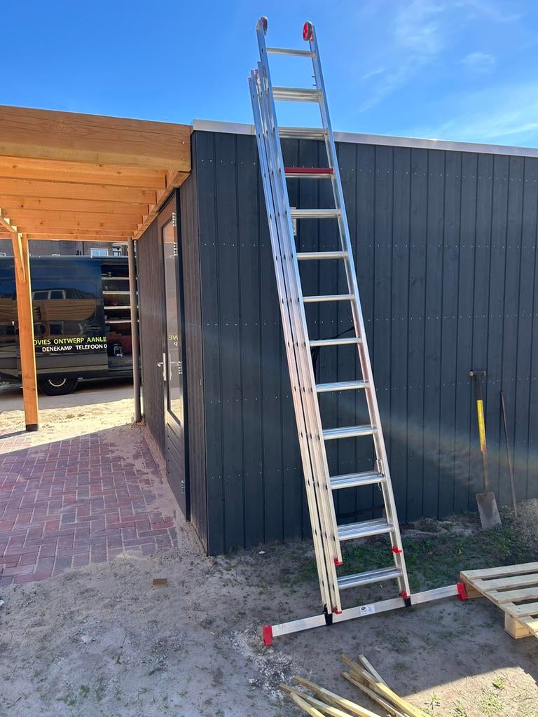 Altrex  AllRound ladder 3x12 sporten, Doe-het-zelf en Verbouw, Ladders en Trappen, Ophalen, Zo goed als nieuw, 4 meter of meer