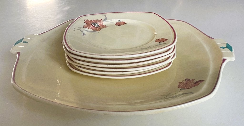 Antiek Art Deco Servies Société Céramique Maastricht (1936), Antiek en Kunst, Ophalen of Verzenden