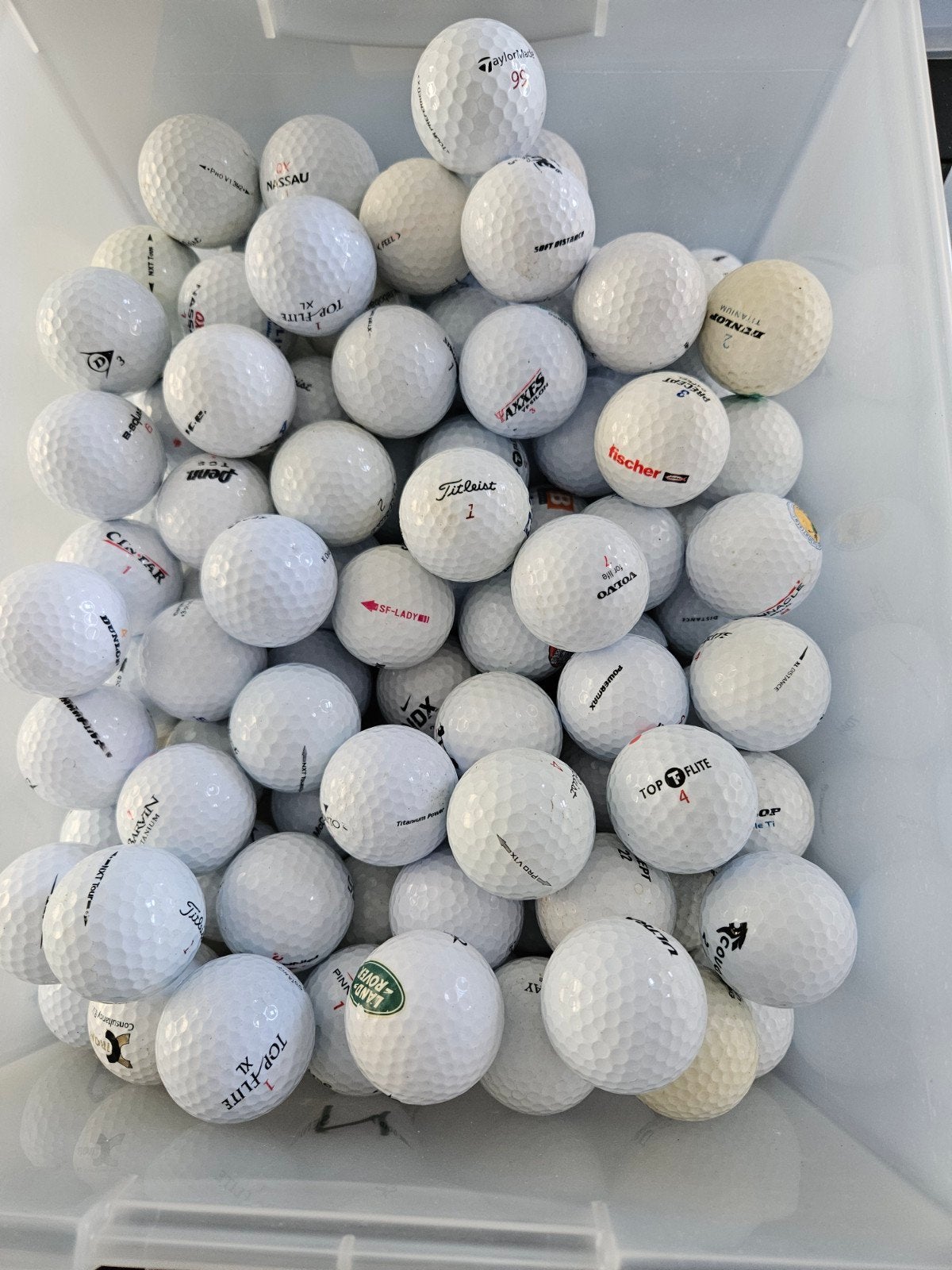 Diverse golfballen - 100 st., Ophalen, Gebruikt, Bal(len), Overige merken