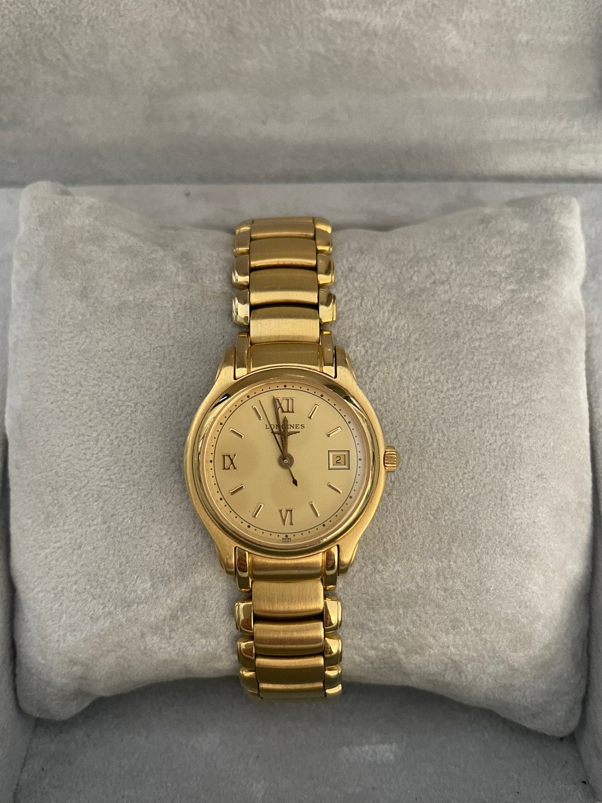 Longines dames horloge goud, Overige merken, Staal, Ophalen of Verzenden, Zo goed als nieuw