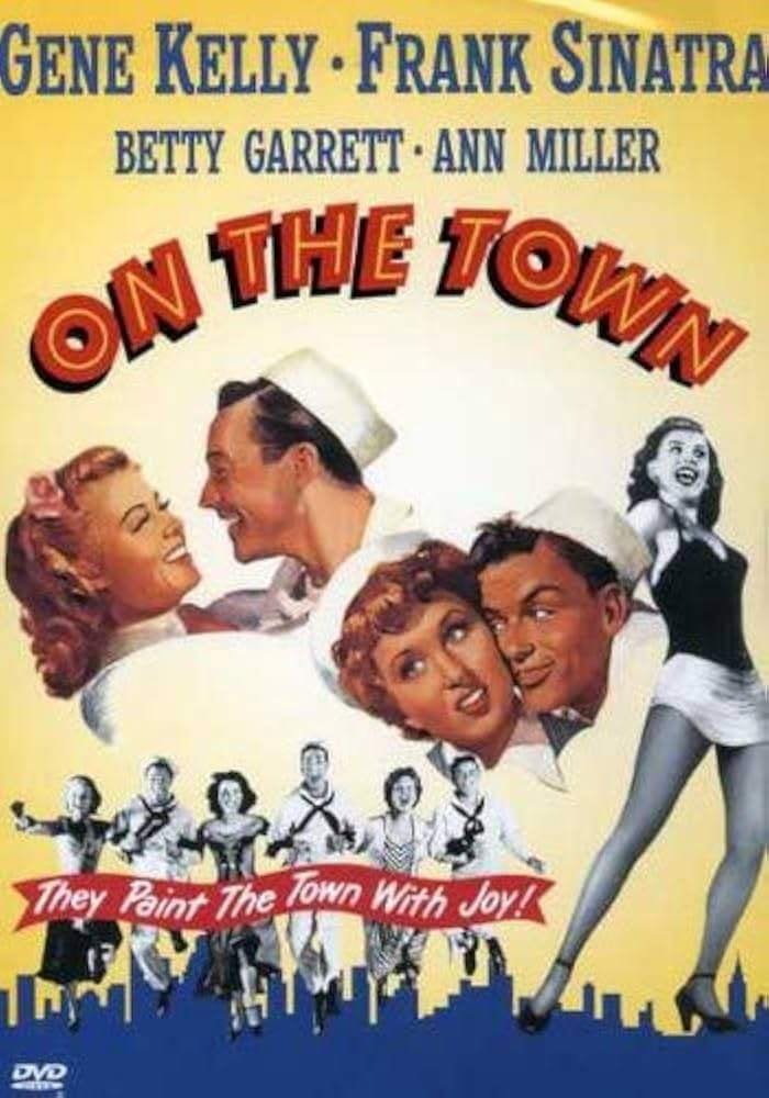 DVD ON THE TOWN GENE KELLY FRANK SINATRA, Alle leeftijden, Verzenden, 1940 tot 1960, Zo goed als nieuw
