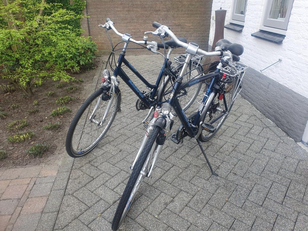 dames en herenfiets, Ophalen, Velgrem, Versnellingen, Batavus