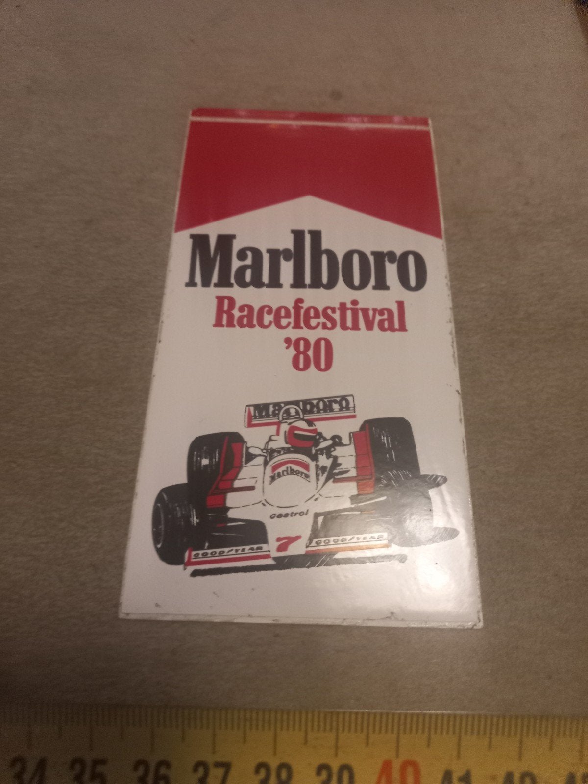 Marlboro Racefestival '80 Formule 1 sticker, Ophalen of Verzenden, Gebruikt