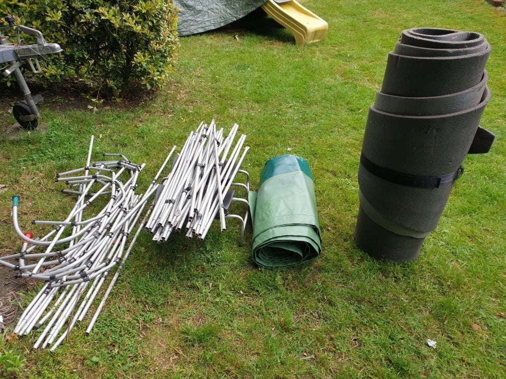 plastic/ rubber boot, Ophalen, Gebruikt, 3-persoons of meer