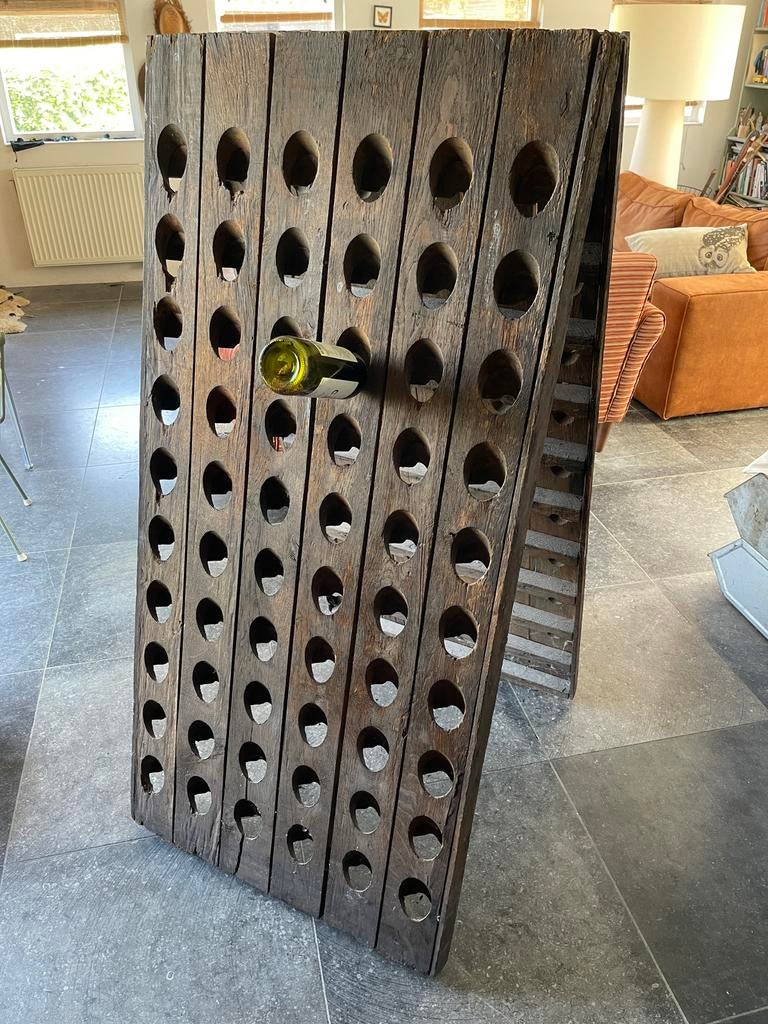 Champagne/Wijnrek (echt oud), Ophalen, Zo goed als nieuw, Metaal, Minder dan 50 cm