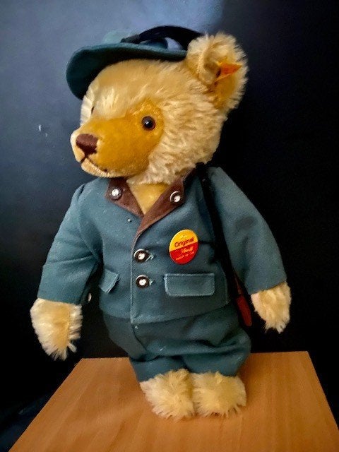 Steiff Beer De Jager, Ophalen of Verzenden, Zo goed als nieuw, Beeldje, Steiff