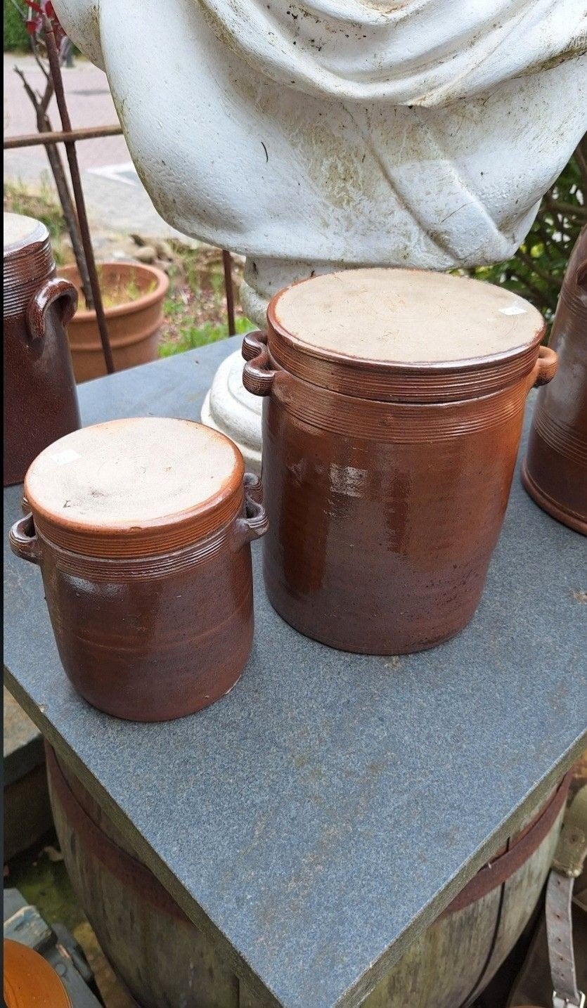 Diverse grespotten te koop, vanaf € 15,-, Tuin en Terras, Ophalen of Verzenden, Rond, Minder dan 25 cm, Minder dan 40 cm