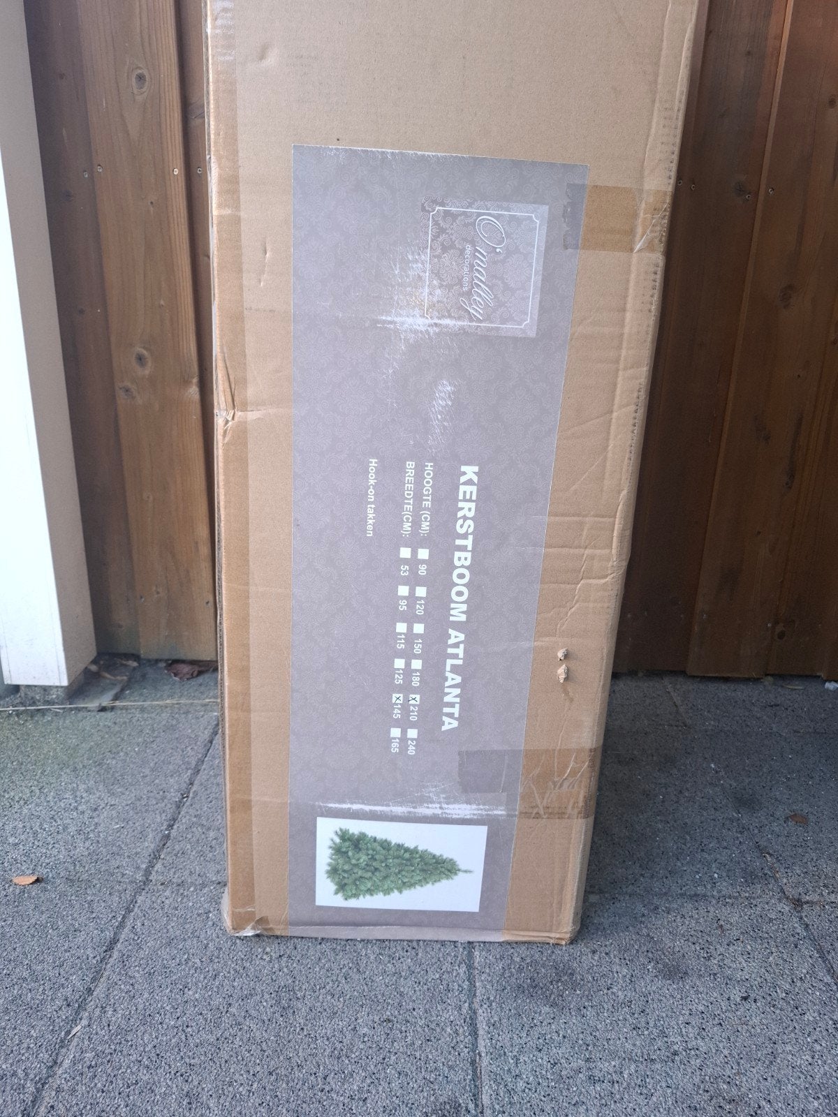 Grote Kunstkerstboom O'malley Atlanta - 210 cm (Mooie, Diversen, Ophalen, Nieuw