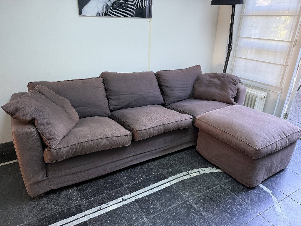 Linteloo Easy Living 4-zits bank met hocker: erg comfortabel, Huis en Inrichting, Banken | Bankstellen, Ophalen, 250 tot 300 cm