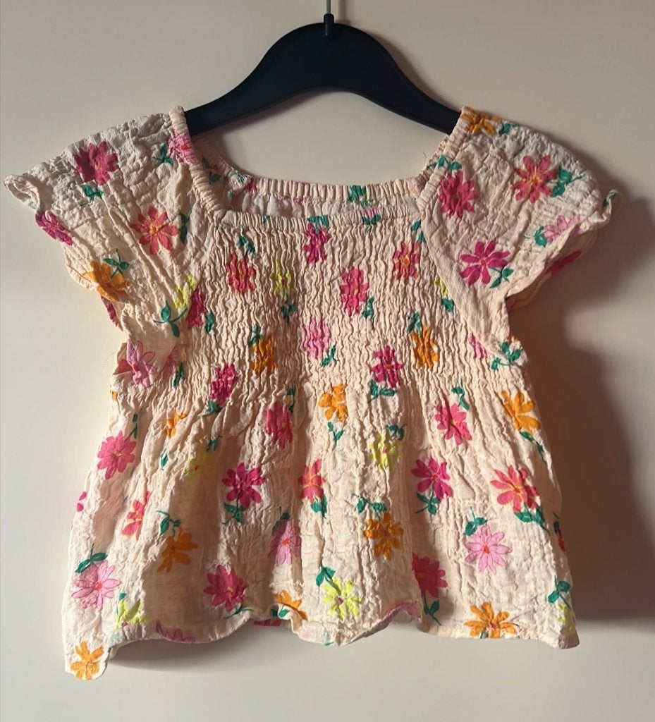 zara blouse met bloemen maat 92, Overhemd of Blouse, Zo goed als nieuw, Zara kids, Verzenden