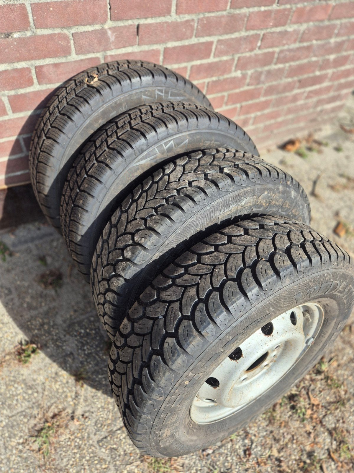 Vredestein Comtrac 2 All Season banden op stalen velgen, Auto-onderdelen, Banden en Velgen, 16 inch, Banden en Velgen, Ophalen of Verzenden