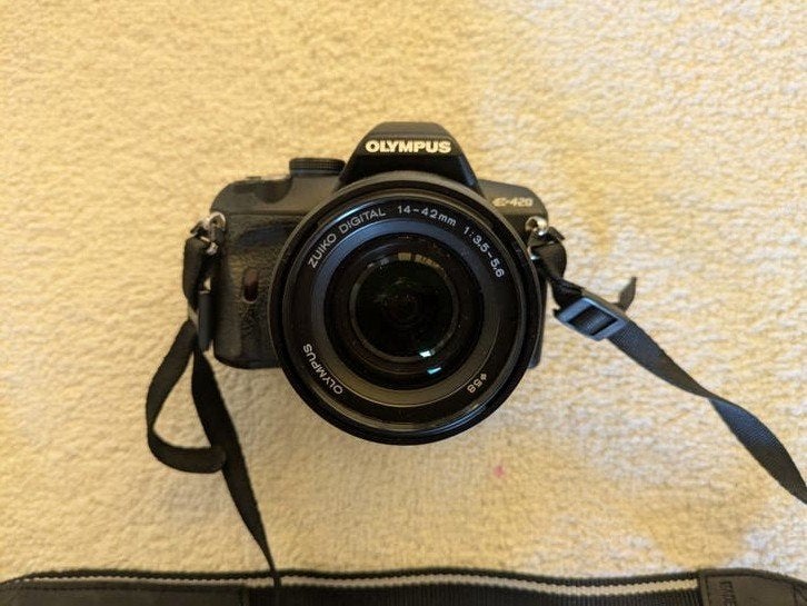 Te koop: spiegelreflexcamera Olympus E420, Ingebouwde flitser, Ophalen of Verzenden, Gebruikt, Olympus