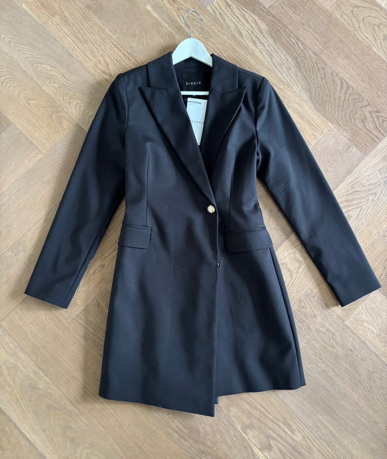 Nikkie blazer dress 36/s, Zwart, Nieuw, Ophalen of Verzenden, Maat 36 (S)