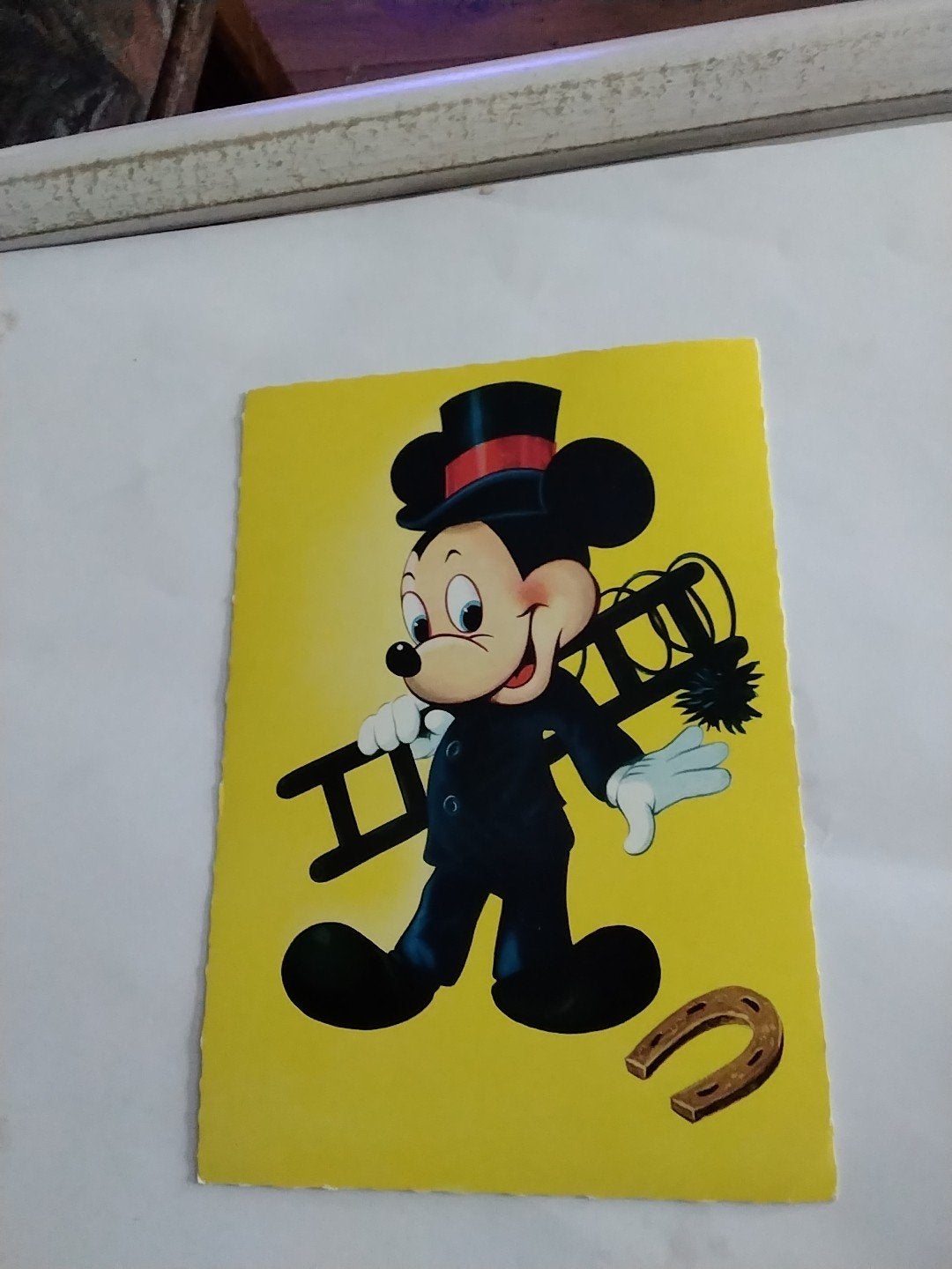 Vintage Mickey Mouse Schoorsteenveger. DISNEY, Ophalen of Verzenden, 1960 tot 1980