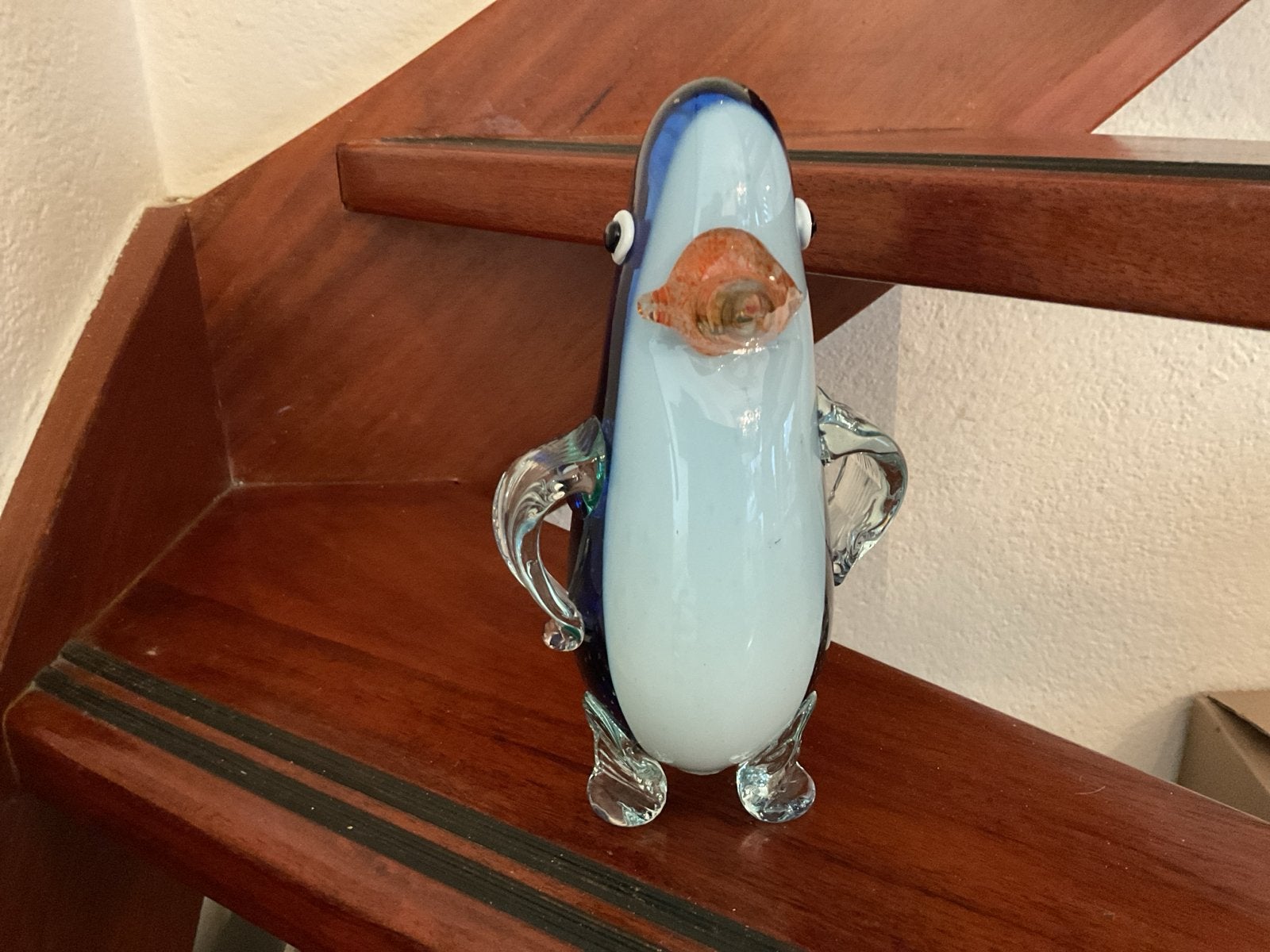 Murano glazen pinguïn beeldje, Ophalen