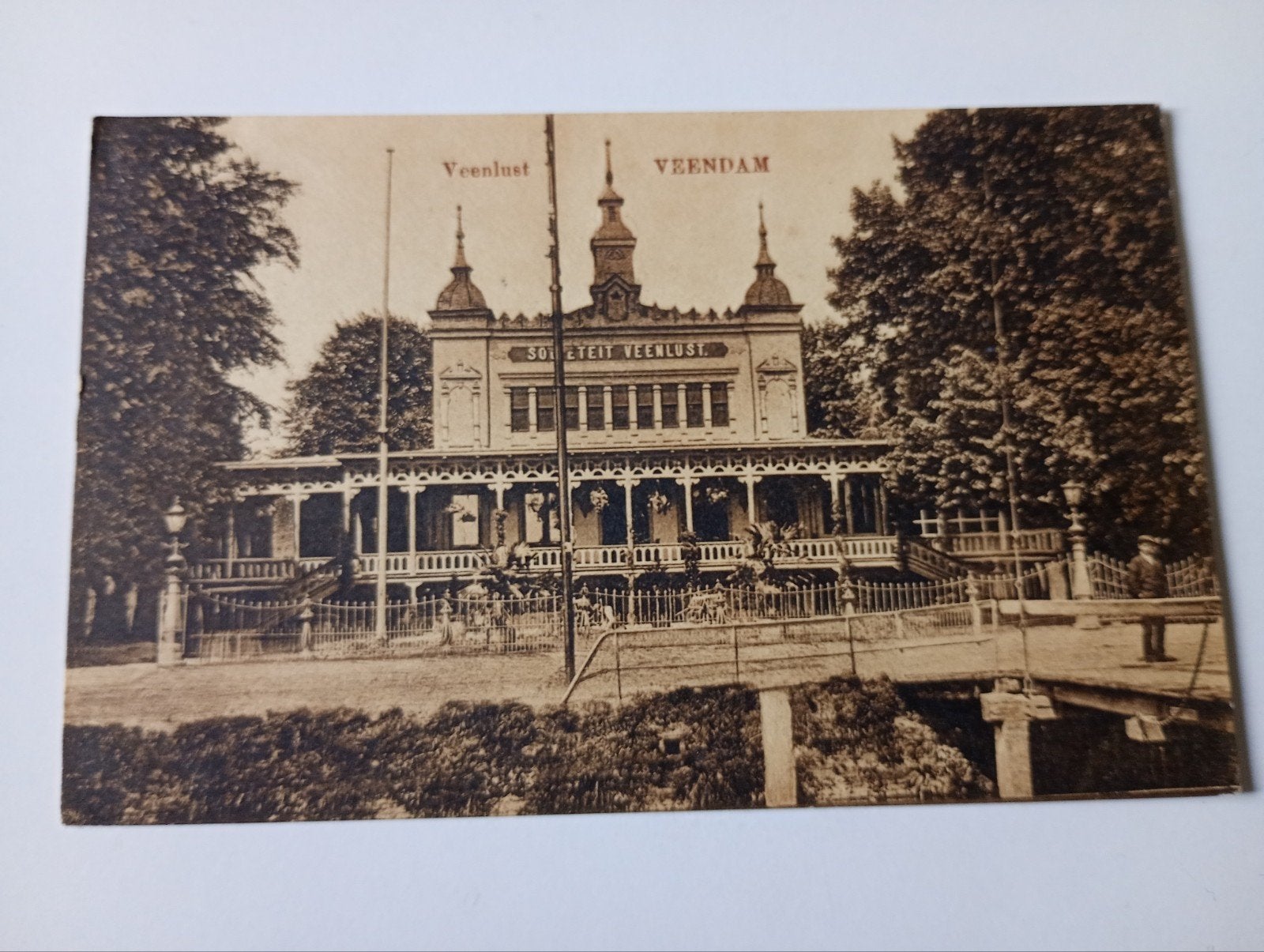 Veendam Veenlust 1919, Ophalen of Verzenden, Voor 1920, Gelopen, Groningen