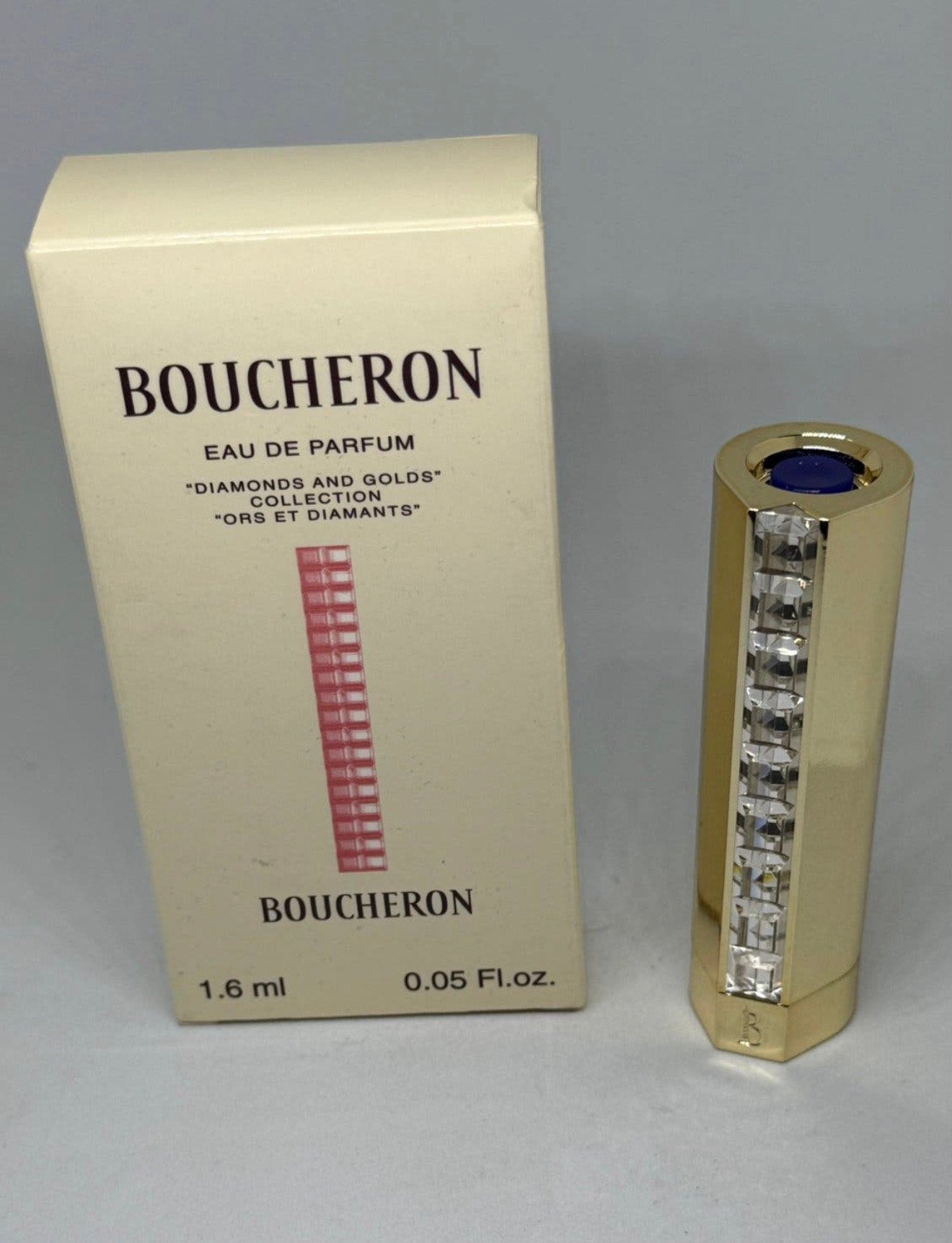 Boucheron Diamond and gold 1,6 ml eau de parfum luxe, Verzenden, Nieuw, Parfumfles, Gevuld