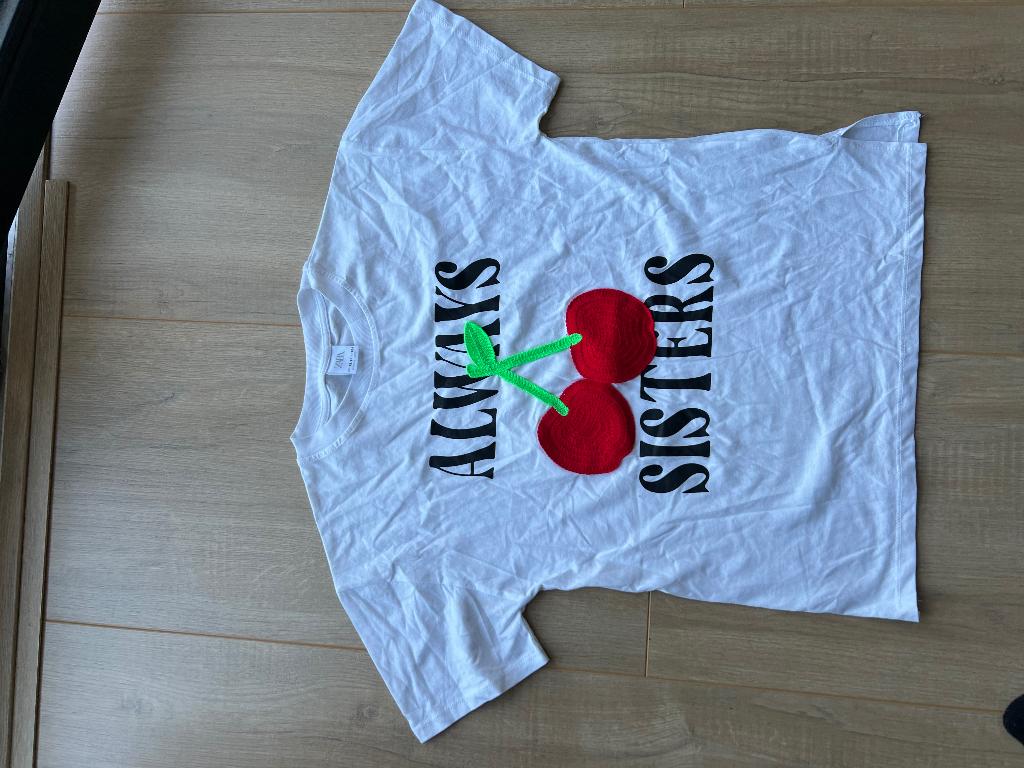 T’shirt Zara, Meisje, Ophalen of Verzenden, Zo goed als nieuw, Zara
