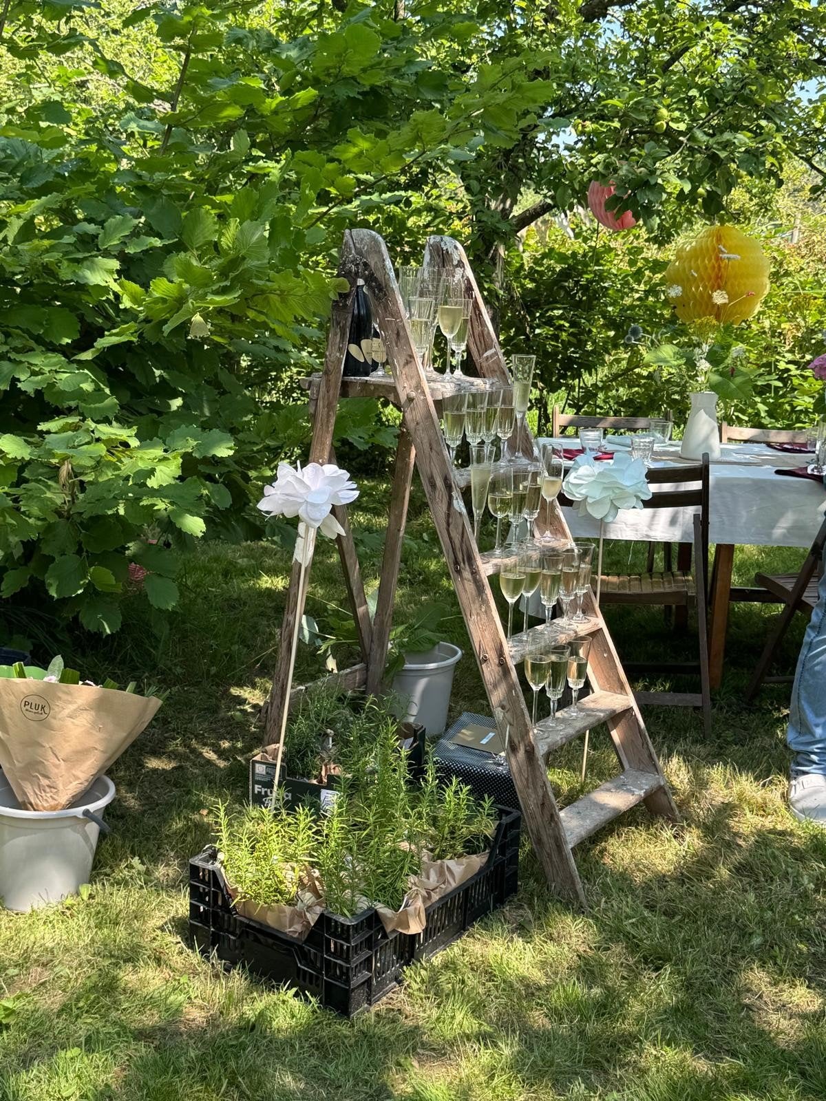 brocante houten schilderstrap vintage, Ophalen
