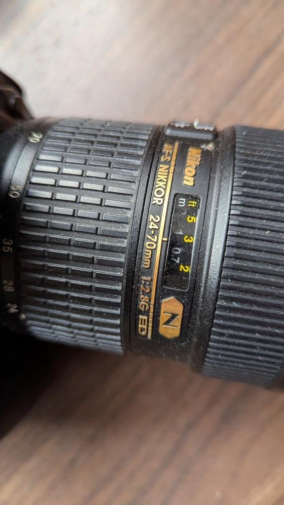 Nikkor AF-S  24-70 1:2.8G ED, Ophalen of Verzenden, Zo goed als nieuw, Telelens, Zoom