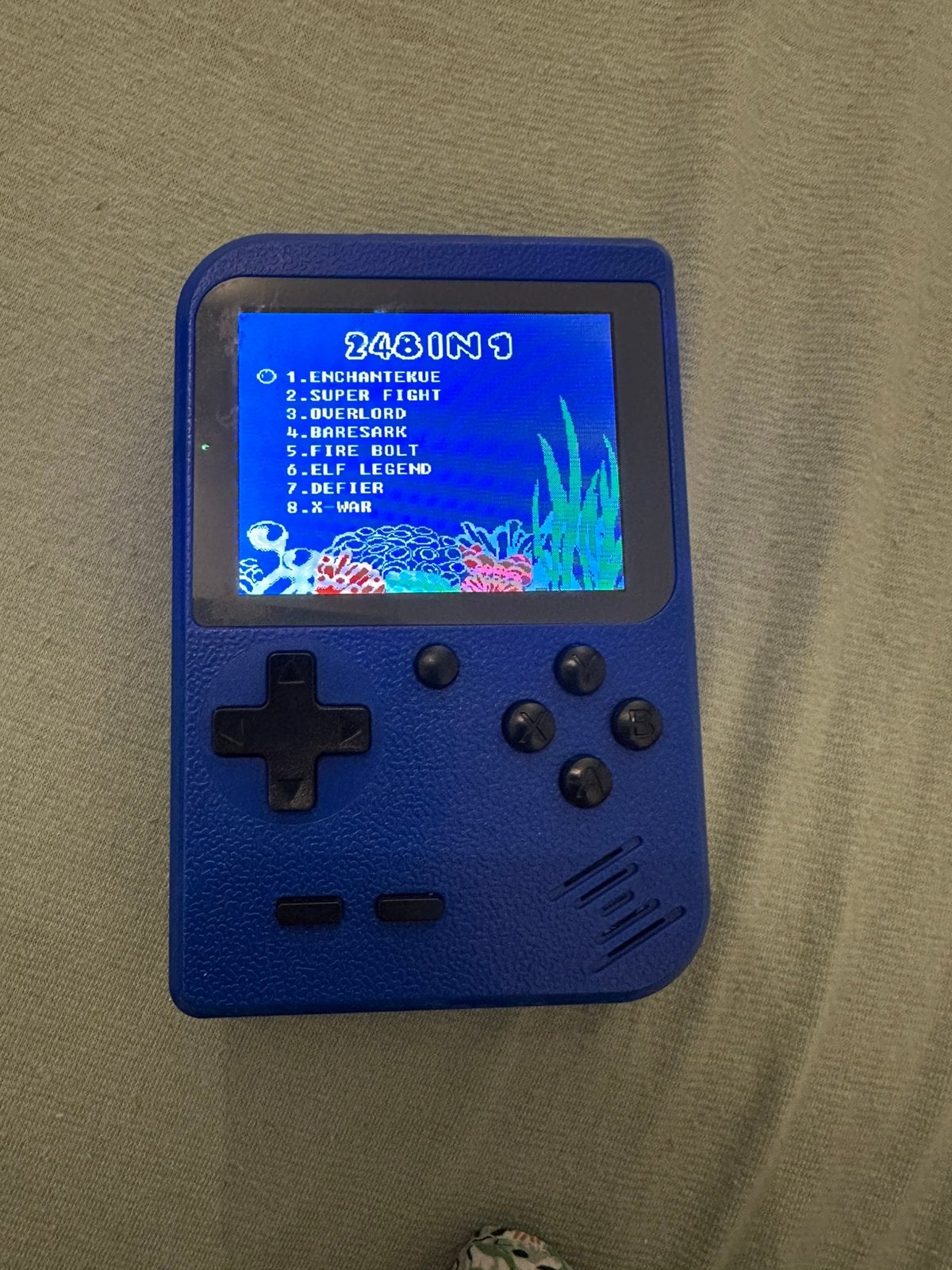 Mini Retro Game Console Blauw – Compact Handheld, Ophalen, Zo goed als nieuw, Overige modellen