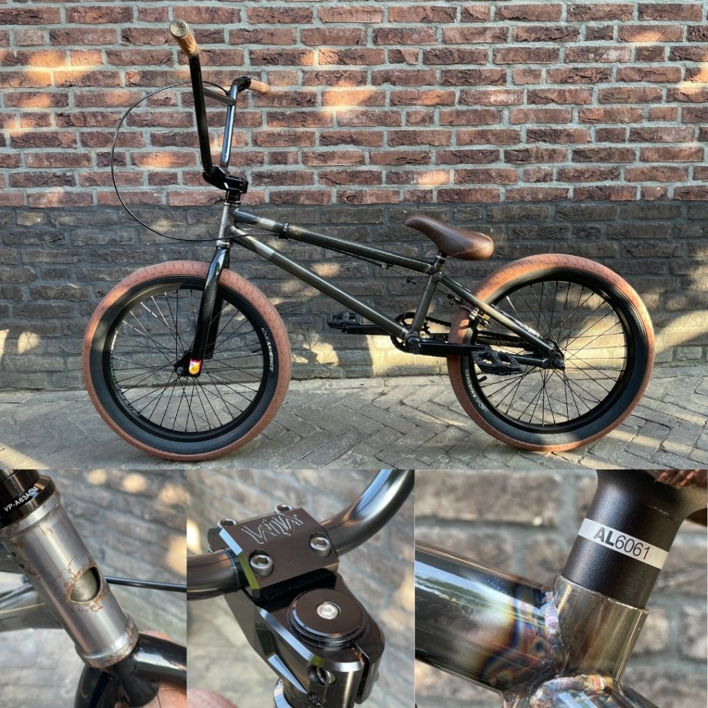 BMX Eye-Q Custom (one of a kind!) / Pumptrack / Freestyle, Staal, Velgrem, Stuur 360° draaibaar, 20 tot 24 inch