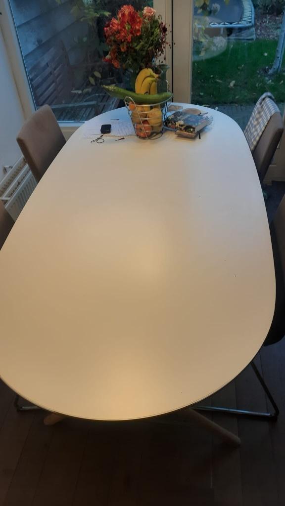 eettafel 185 bij 90, Ophalen, 50 tot 100 cm, Zo goed als nieuw, 150 tot 200 cm