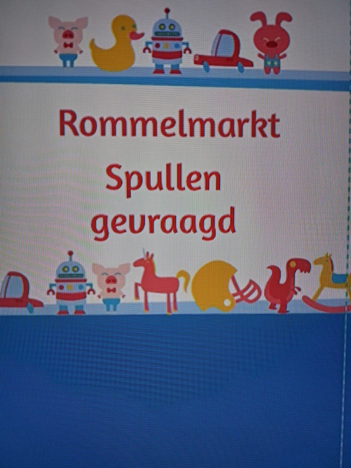 rommelmarkt spullen gevraagd, Diversen, Ophalen