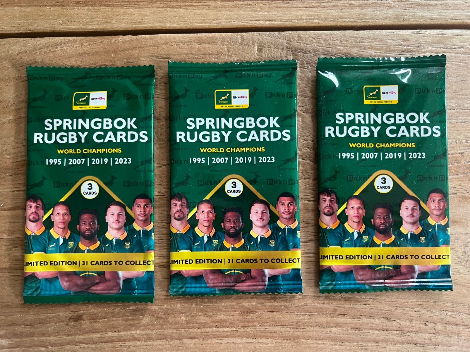 Springbok Rugby cards, Overige supermarkten, Ophalen of Verzenden
