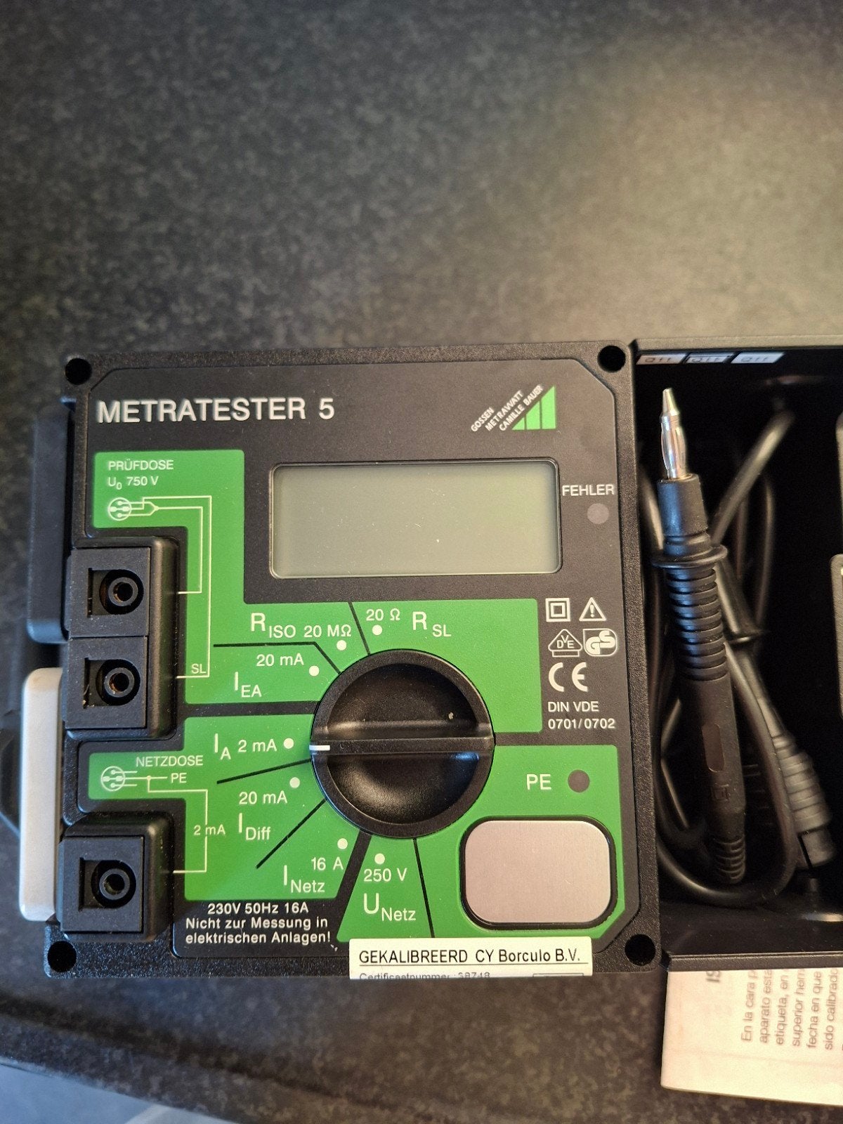 Metratester 5, Doe-het-zelf en Verbouw, Ophalen of Verzenden, Zo goed als nieuw, Multimeter