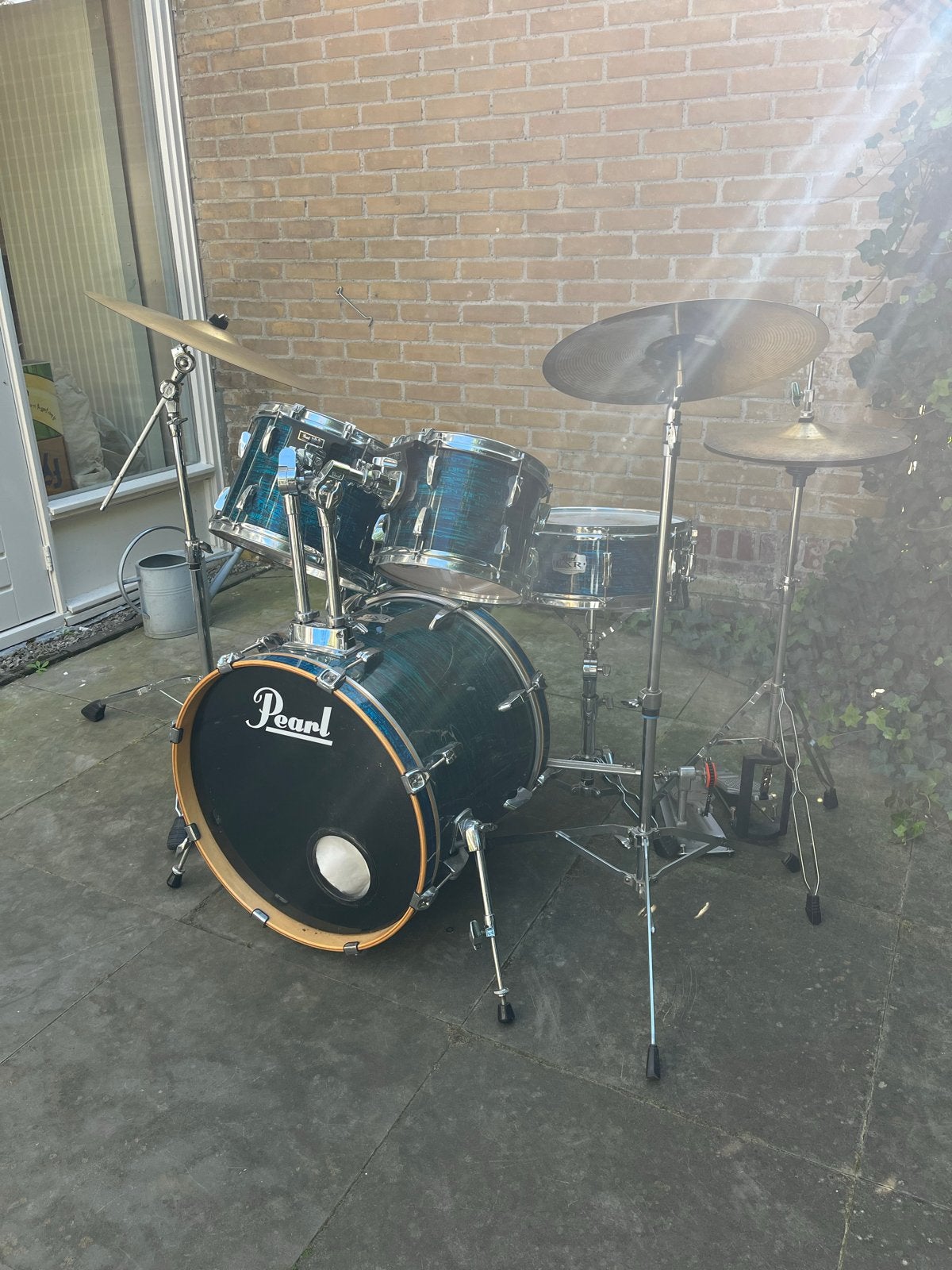 Pearl Export Drumstel - Compleet met bekkens en hardware