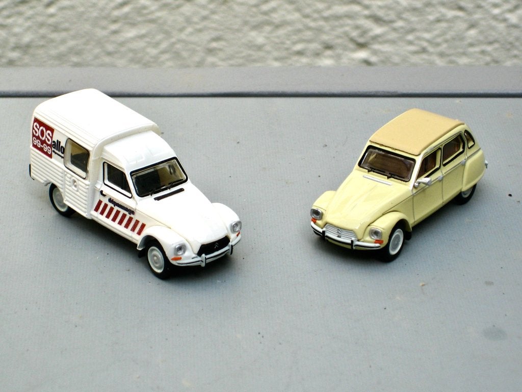 Citroen Dyane beige of Acadiane SOS Brekina 1:87, Ophalen of Verzenden, Nieuw, Auto, Brekina