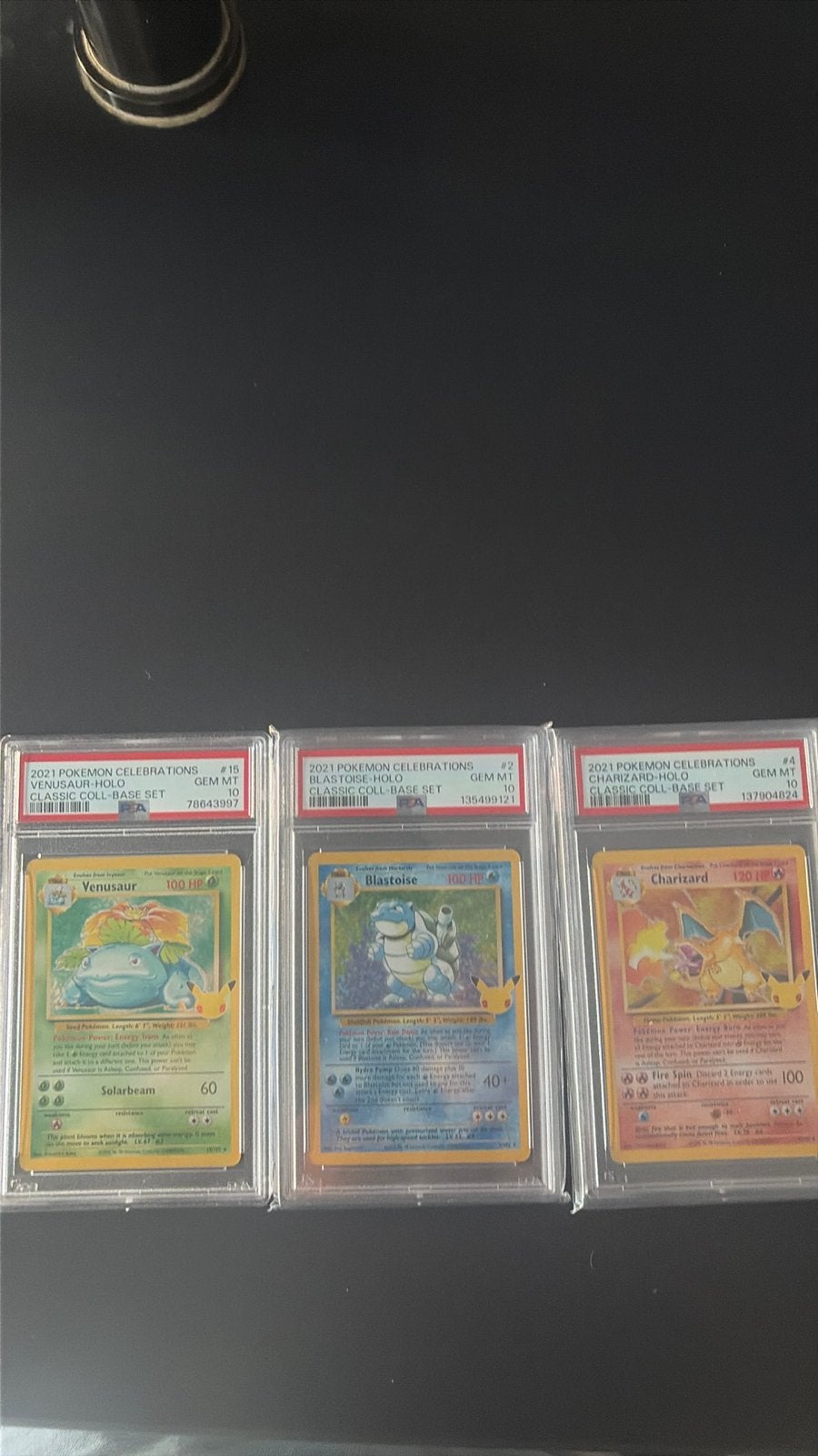 Pokémon Celebrations Holo Trio: Venusaur, Blastoise, Chariza, Hobby en Vrije tijd, Verzamelkaartspellen | Pokémon, Ophalen of Verzenden