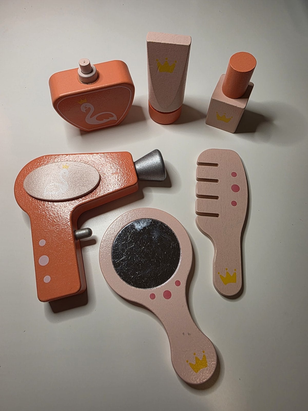 Houten kapperset voor kinderen met tasje, Ophalen of Verzenden, Gebruikt, Meisje