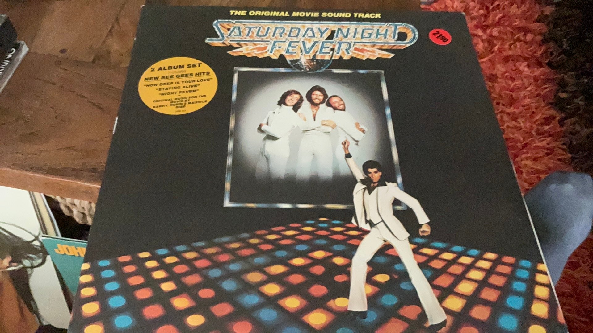 Saturday Night Fever. The original movie sound track, Ophalen of Verzenden, Zo goed als nieuw, 12 inch