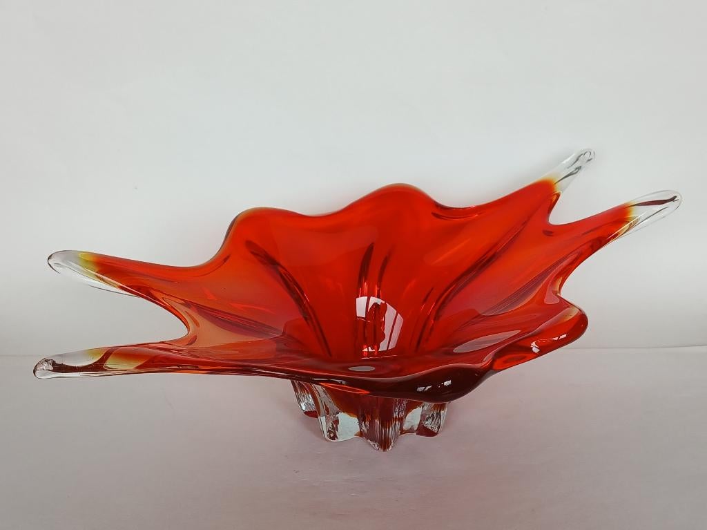 Schaal Murano  Sommerso Artglass Vintage, Antiek en Kunst, Ophalen of Verzenden