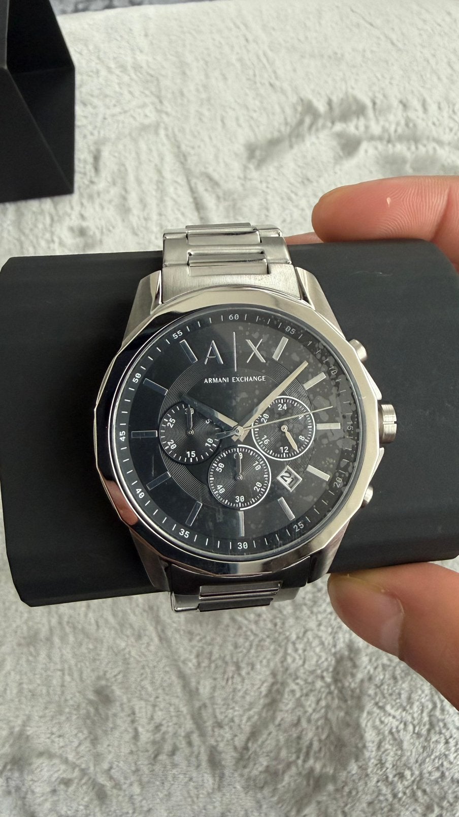 Armani Exchange horloge., Sieraden, Tassen en Uiterlijk, Horloges | Heren, Staal, Staal, Polshorloge, Nieuw
