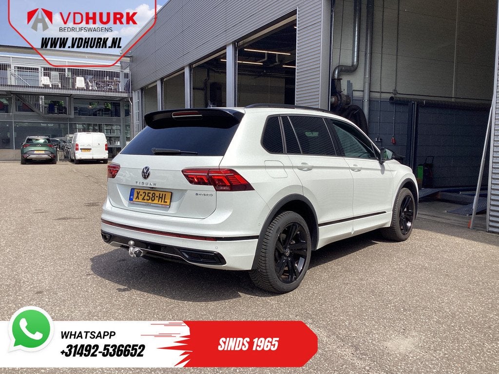 Volkswagen Tiguan 1.4 TSI eHybrid R-Line (DEMO) Pano/ IQ-Lig, Auto's, Volkswagen, 1716 kg, Euro 6, 4 cilinders, Wit