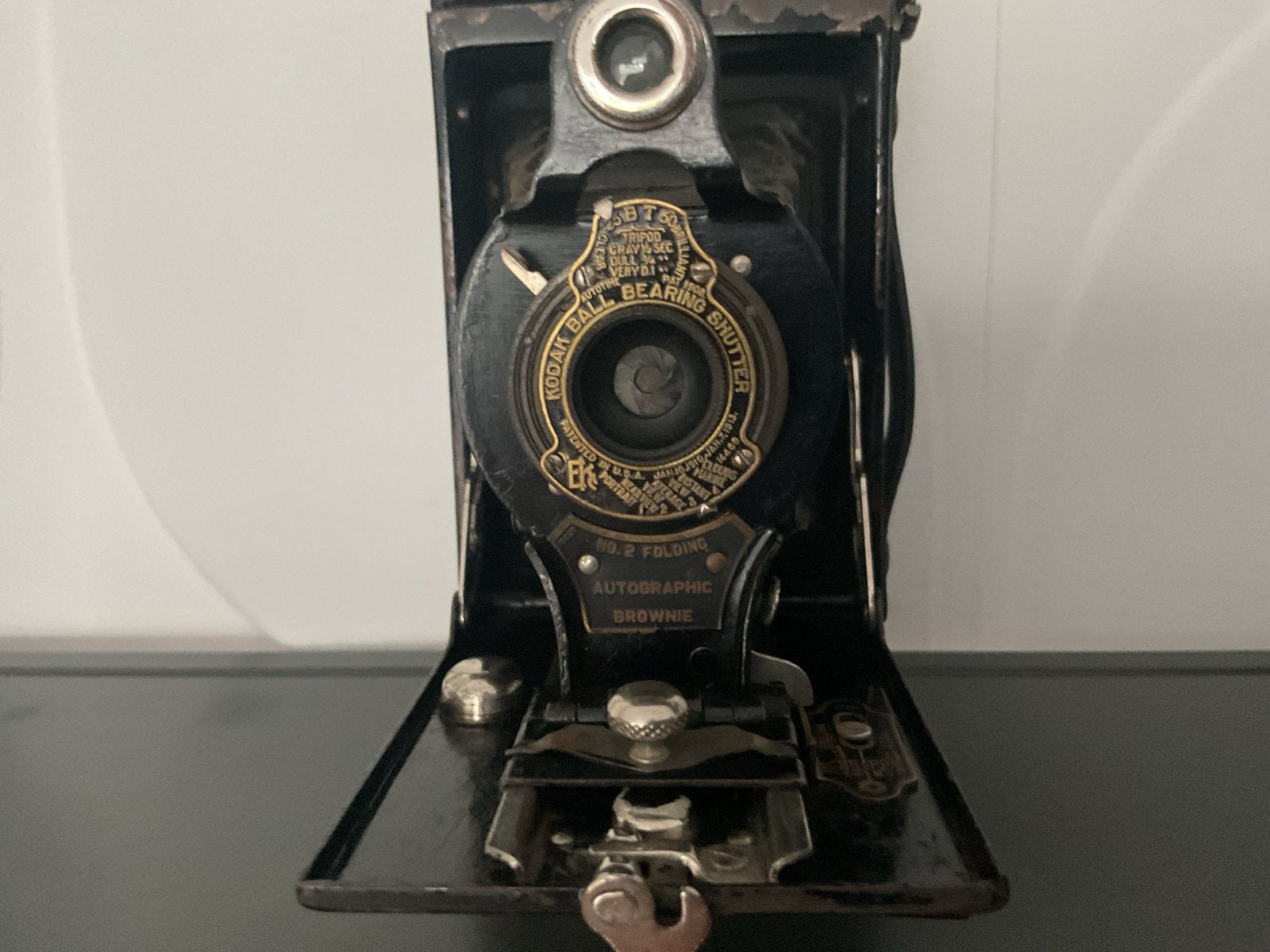Antieke Kodak No. 2 Folding Autographic Brownie Camera, Verzenden, Gebruikt, Compact, Kodak