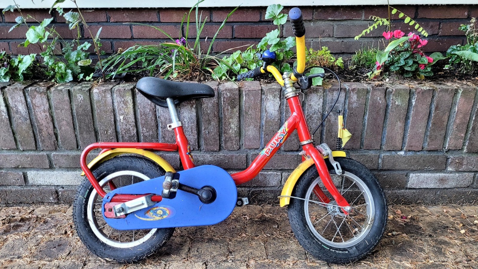 Puky kinderfiets, 12 inch - perfect om te leren fietsen, Ophalen, Zijwieltjes, Gebruikt, Velgrem